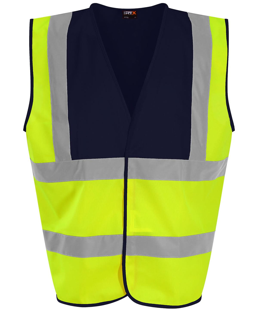 ProRTX High Visibility Waistcoat Hv Yellownavy RX700 - Hv Yellownavy - Customisable Hi-Vis Vest