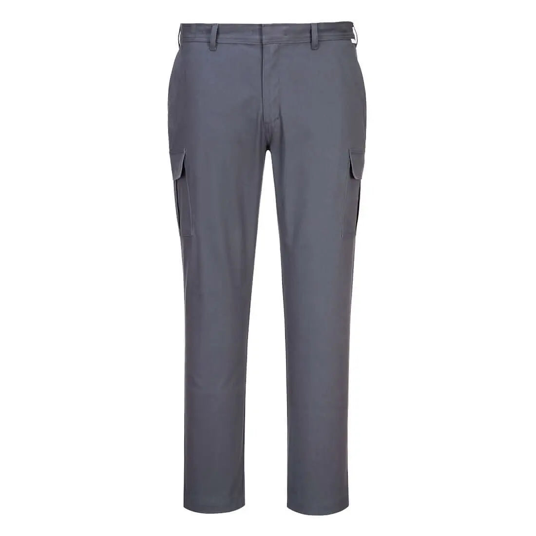 Stretch Slim Fit Combat Trousers S231 - Charcoal Grey - Customisable Work Trousers