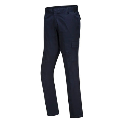 Stretch Slim Fit Combat Trousers S231 - Dark Navy - Customisable Work Trousers