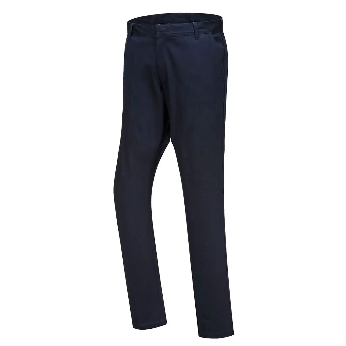 Stretch Slim Chino Trousers S232 - Dark Navy Short - Customisable Work Trousers