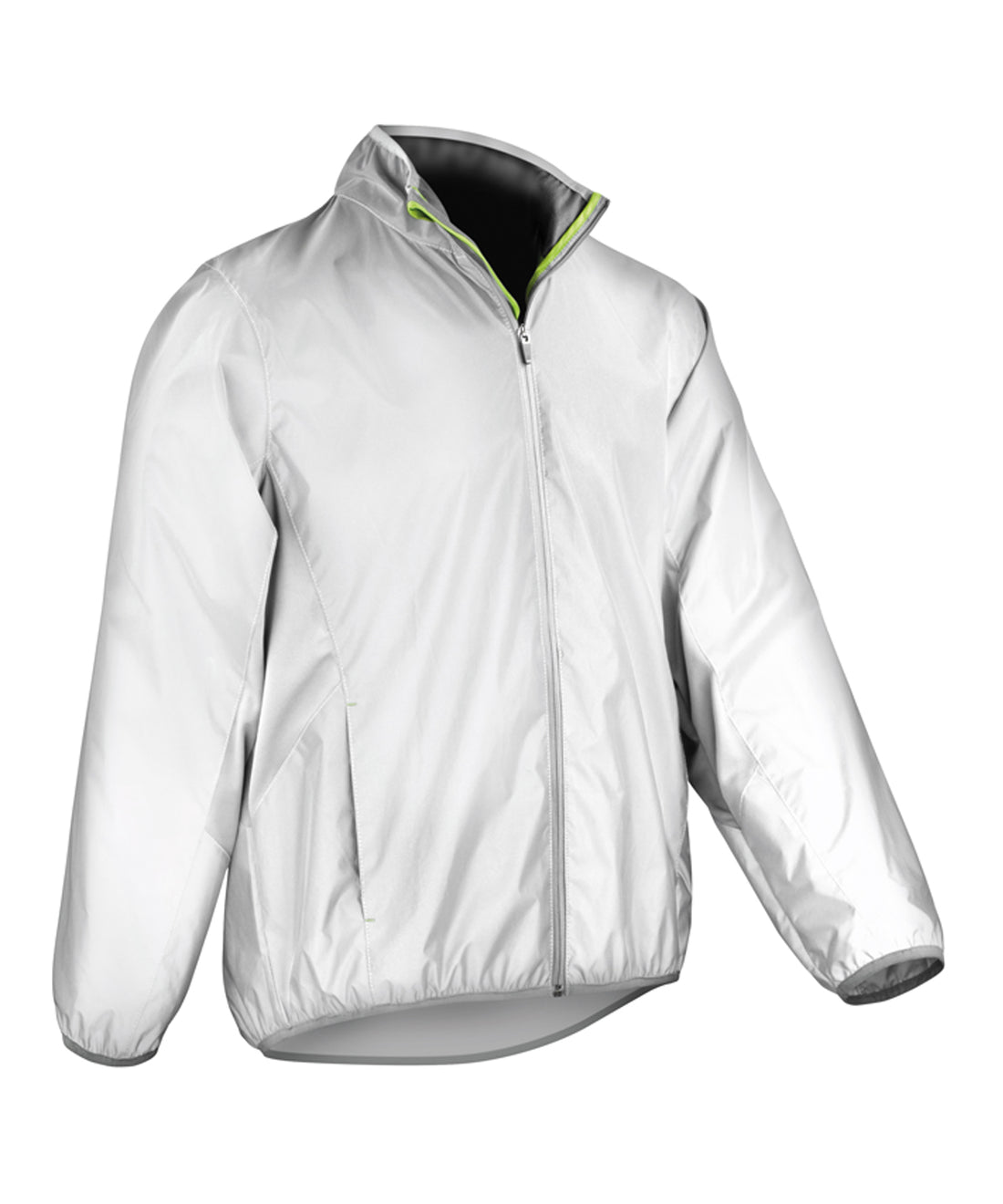 Luxe reflective hi-vis jacket - S266X - Neon White - Customisable Jackets