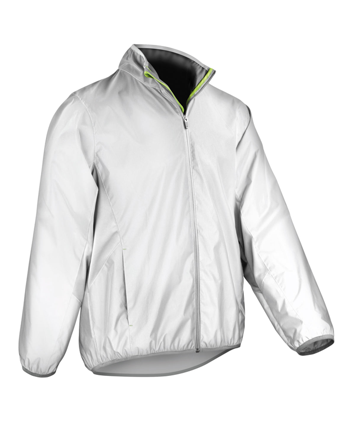 Luxe reflective hi-vis jacket - S266X - Neon White - Customisable Jackets
