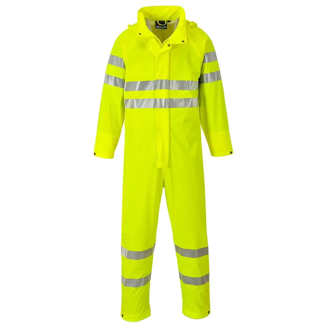 Sealtex Ultra Hi Vis Rain Coverall S495 - Yellow - Customisable Coveralls