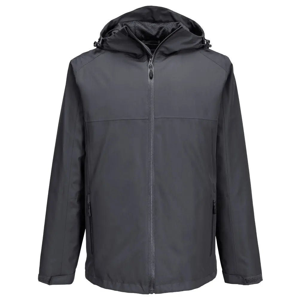 Professional Rain Jacket S610 - Metal Grey - Customisable Rain Jackets