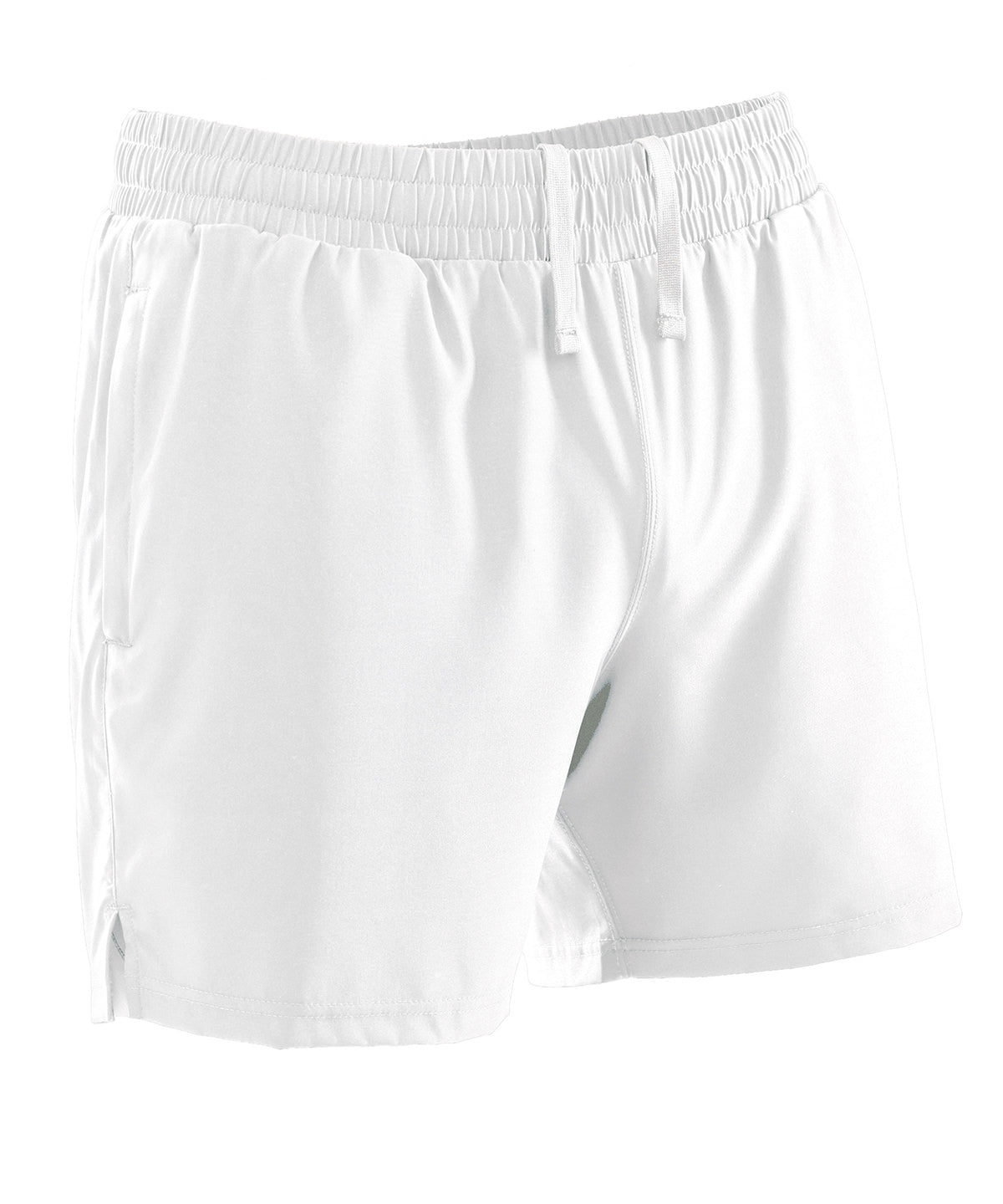 Spiro recycled men’s shorts - S780M - White - Customisable Shorts