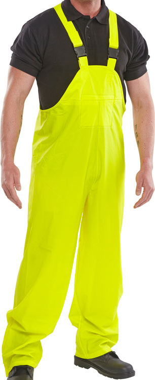 Beeswift Super Bib &amp; Brace Sbdbb - Yellow - Customisable Bib &amp; Braces
