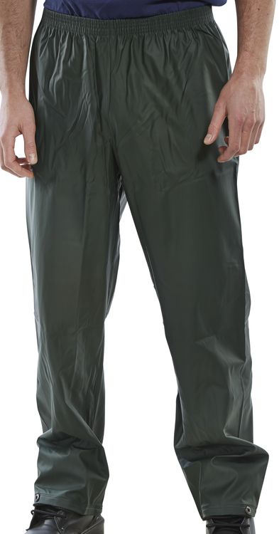 Beeswift Super Pu Trousers Sbdt - Olive Green - Customisable Trousers