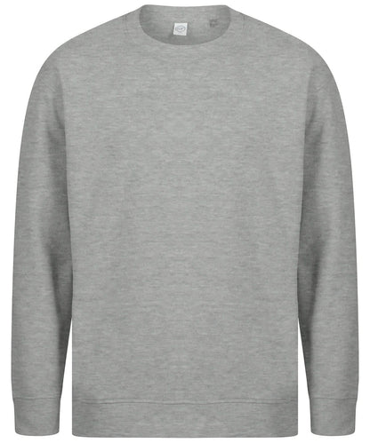 SF Unisex sustainable fashion sweat 530 SF530 - Heather Grey - Customisable Sweatshirts