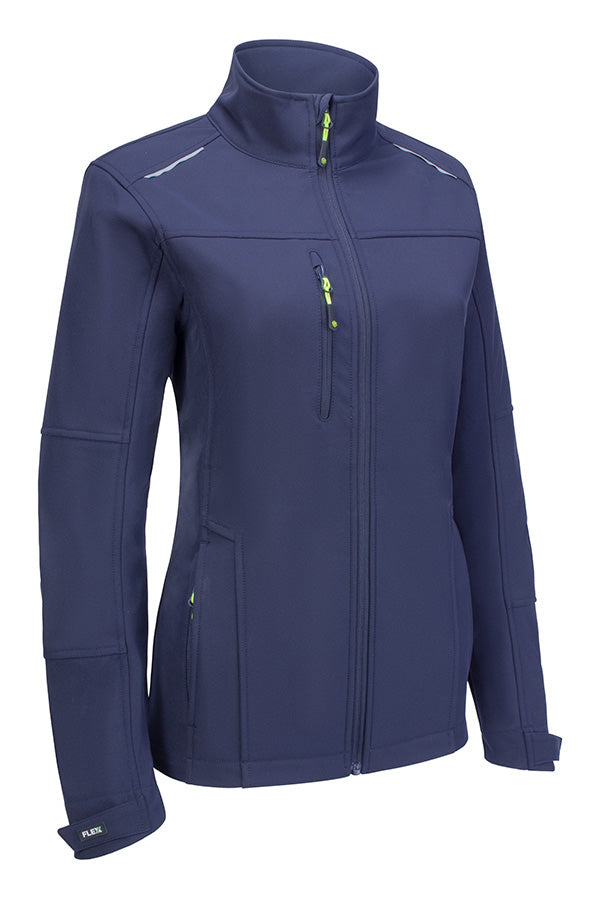 Flex Beeswift Flex Womens Softshell Jacket Sfsjl - Navy Blue - Customisable Jacket
