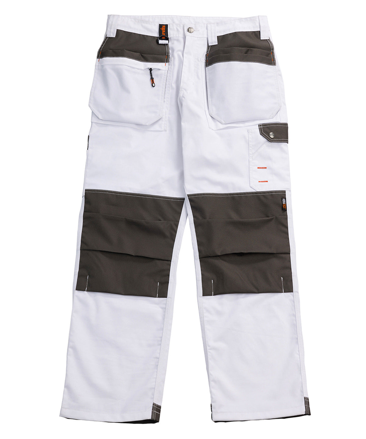 Worker plus trousers - SH054 - White - Customisable Trousers