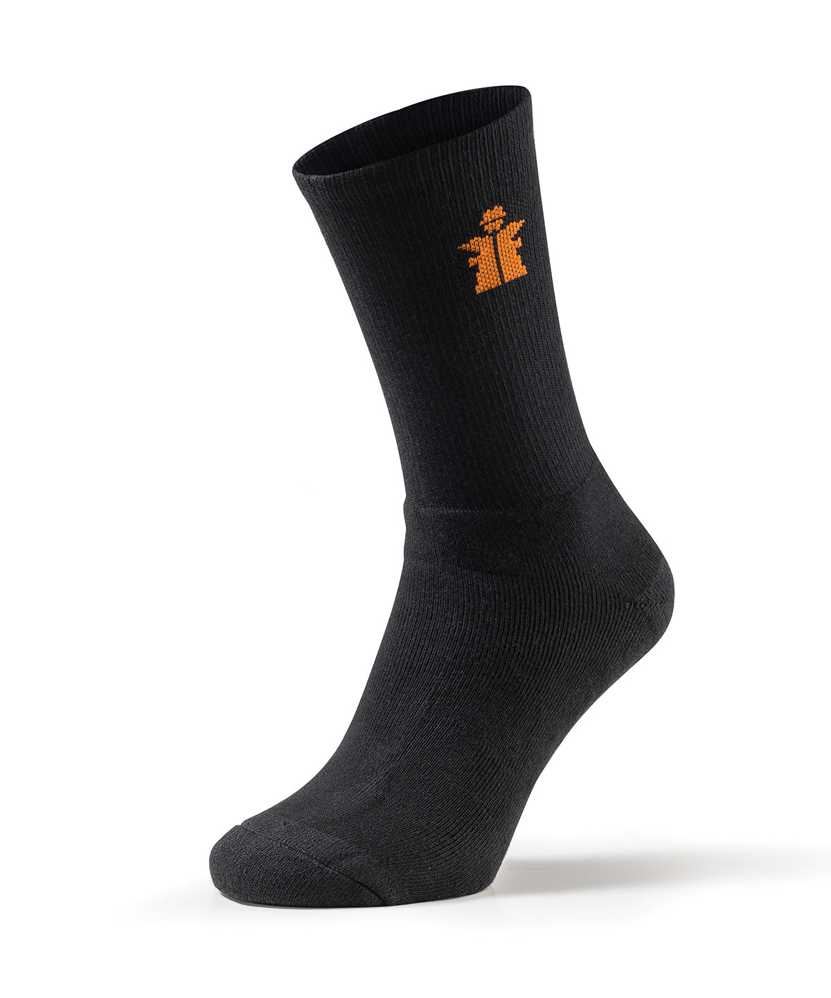 Worker socks (3-pack) - SH055 - Black - Customisable Socks