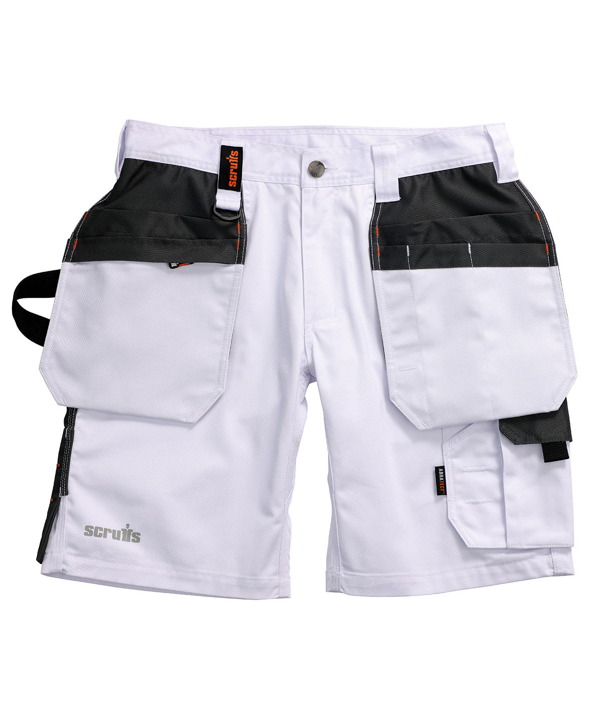 Worker plus holster shorts - SH057 - White - Customisable Shorts