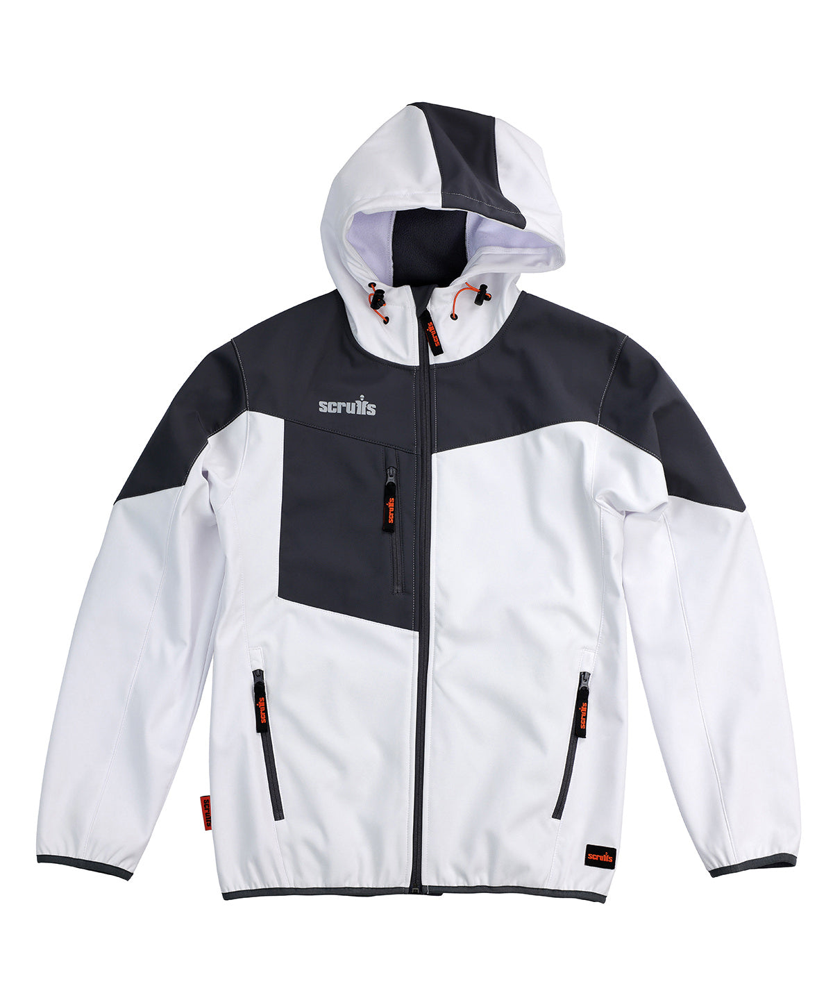 Worker softshell jacket - SH058 - White Graphite - Customisable