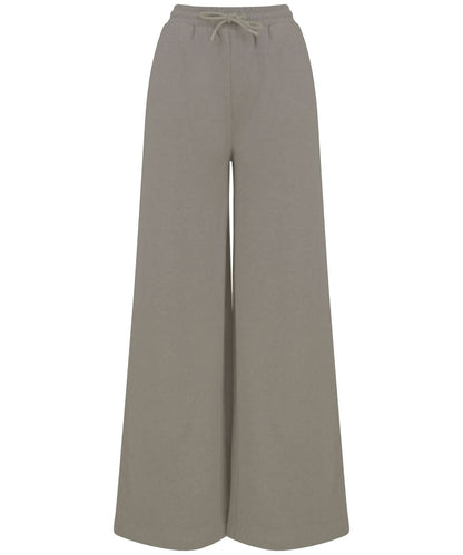 SF Womens sustainable fashion wide leg joggers SK431 - Khaki - Customisable Joggers