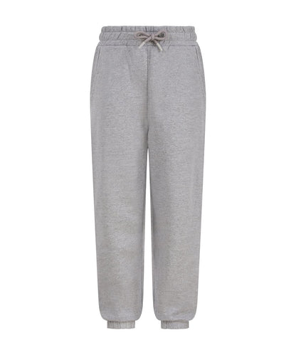 SF Kids sustainable fashion cuffed joggers SM430 - Heather Grey - Customisable Joggers