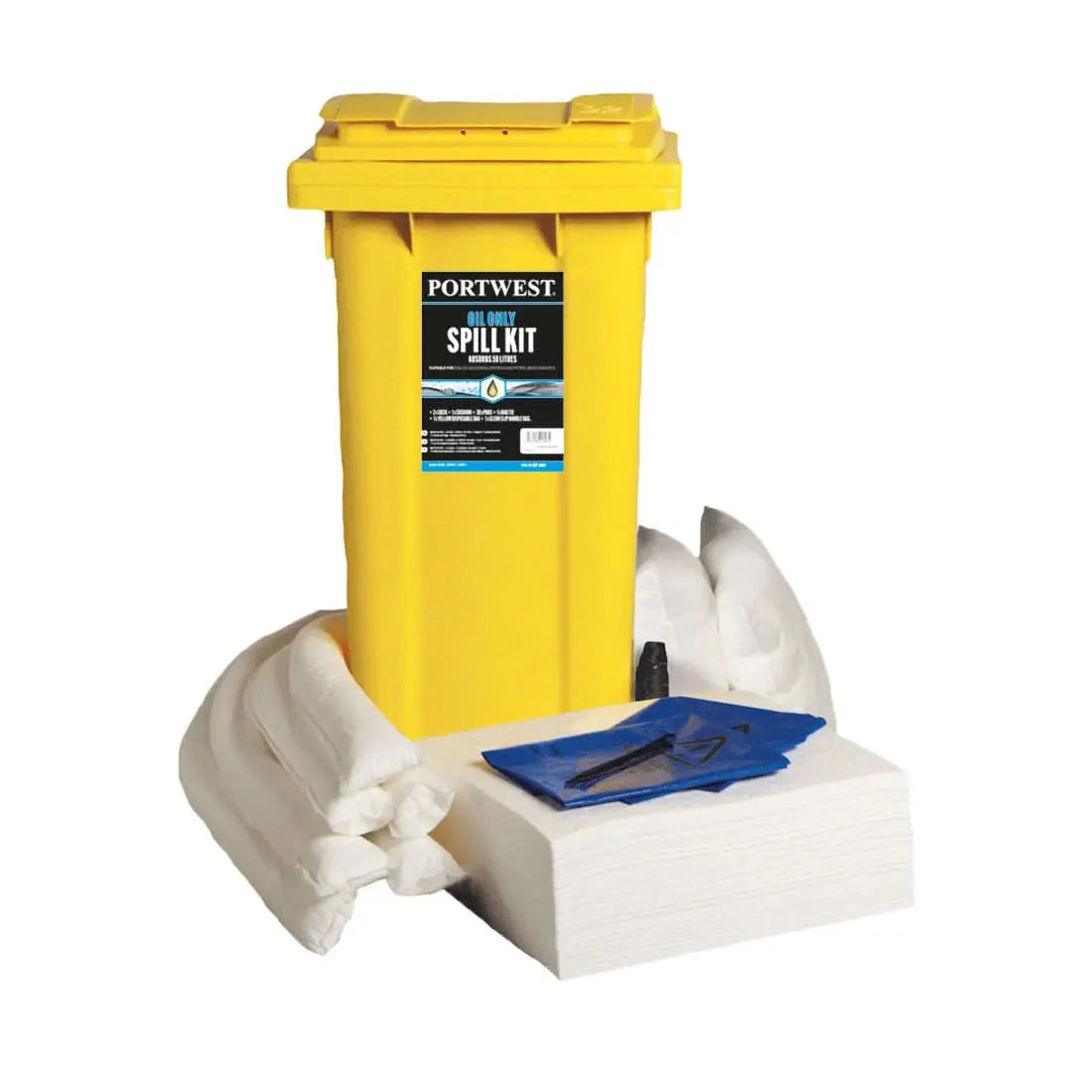 120 Litre Oil Only Kit Sm63 - White - Customisable Oil Spill
