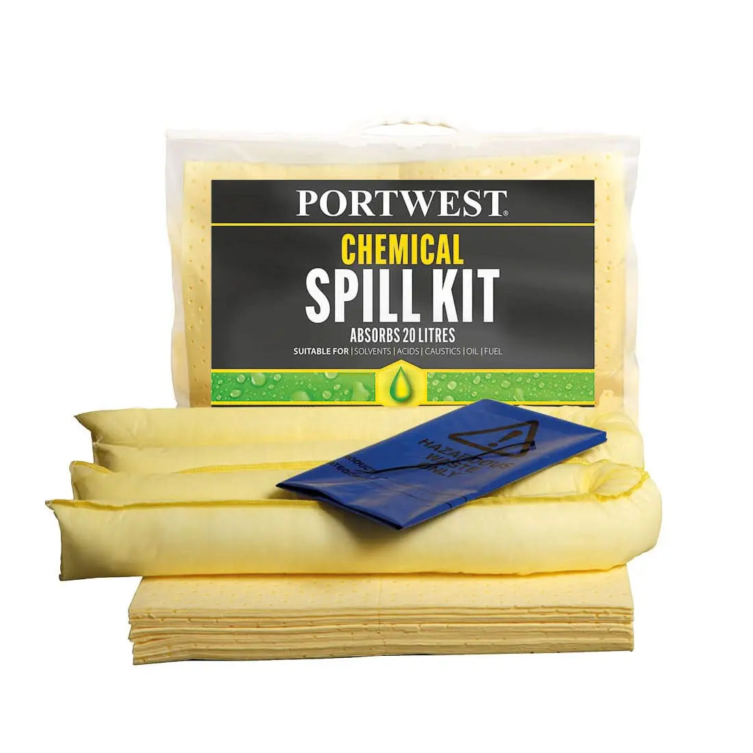 20 Litre Chemical Kit Sm90 - Yellow - Customisable Chemical Spill