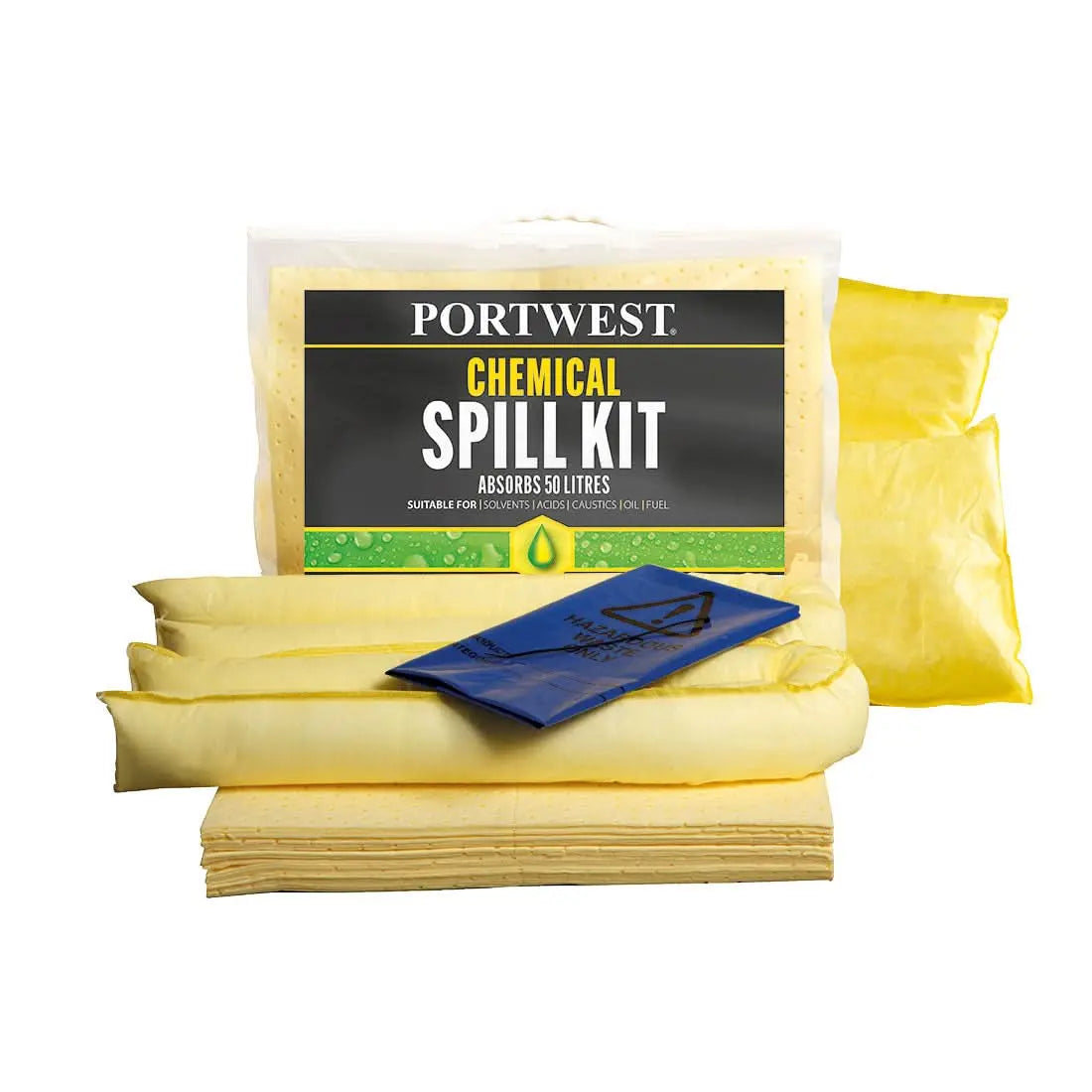 50 Litre Chemical Kit Sm91 - Yellow - Customisable Chemical Spill