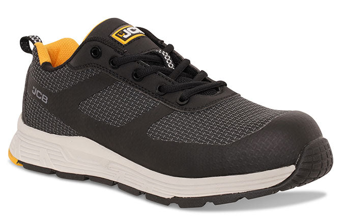 Jcb Workwear Trainers S Src Spark - Black - Customisable Safety Trainers