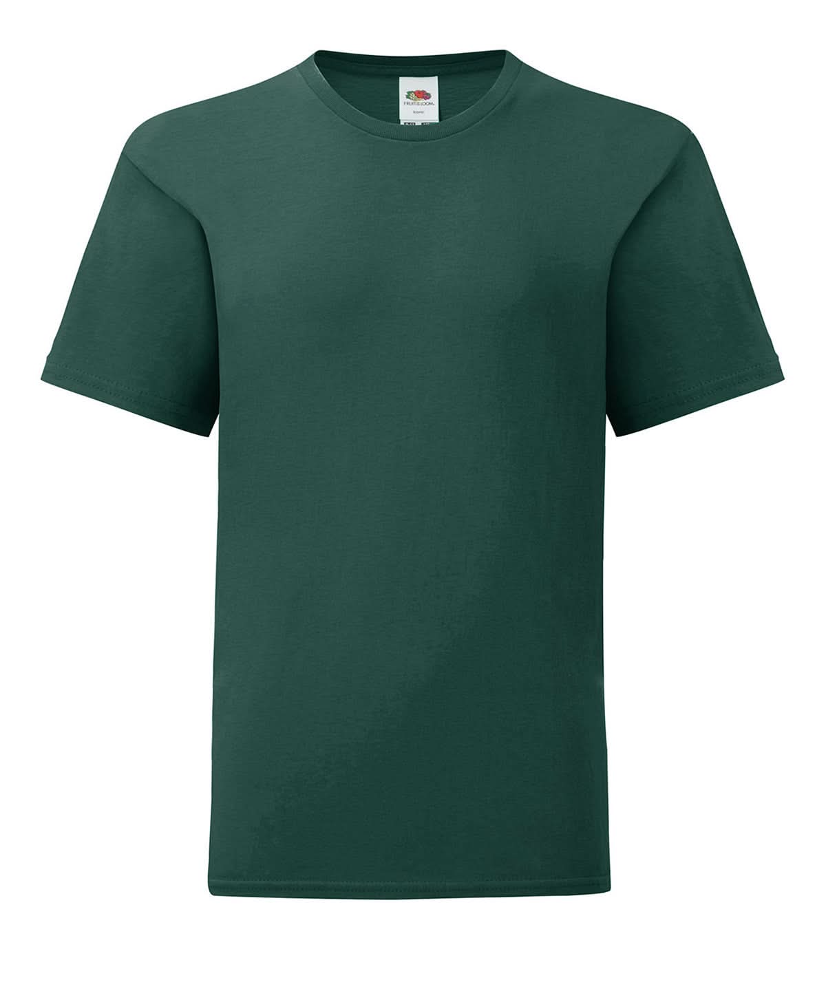 Kids iconic 150 T Forest Green SS023 - Forest Green - Customisable T-Shirt