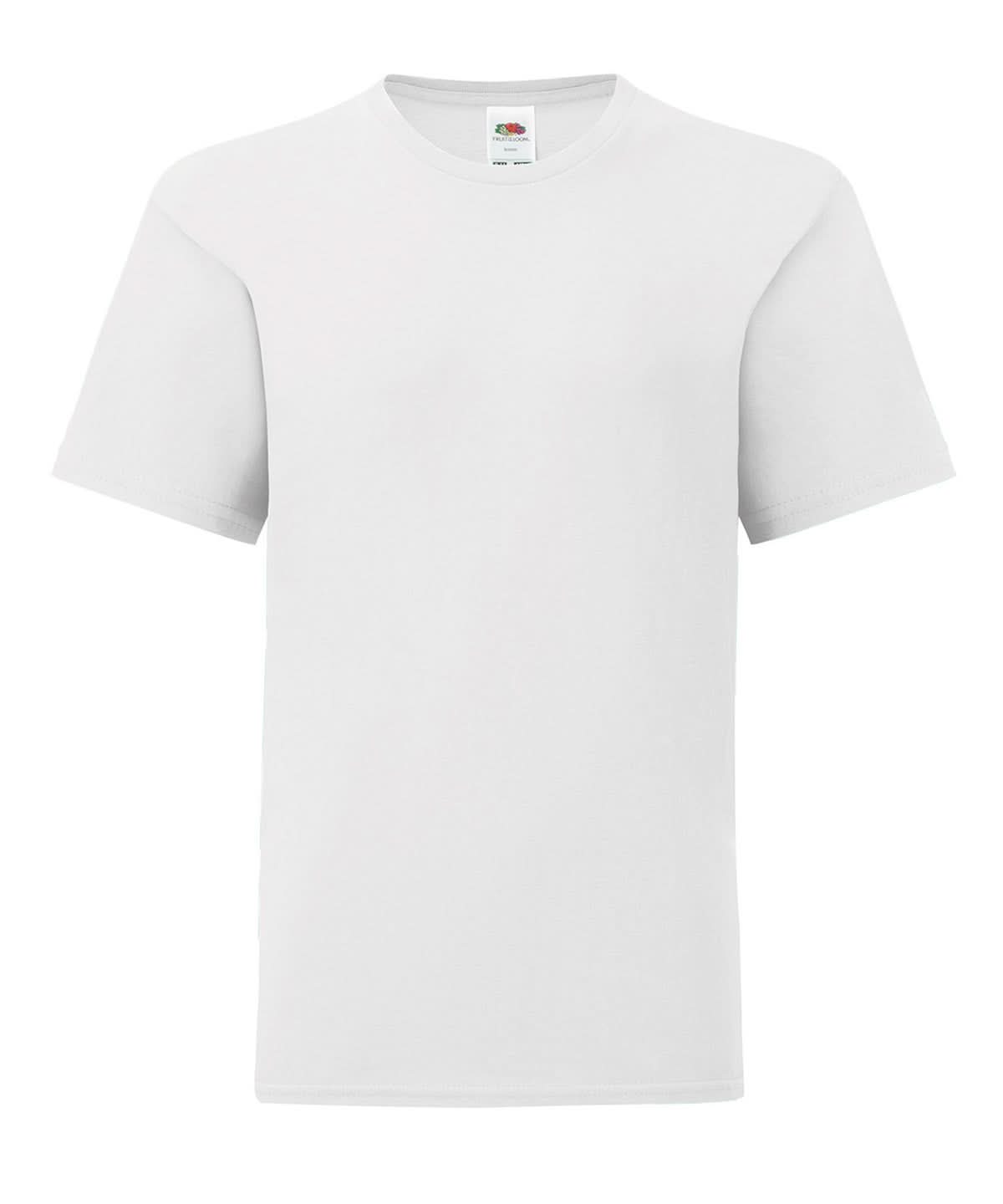 Kids iconic 150 T White SS023 - White - Customisable T-Shirt