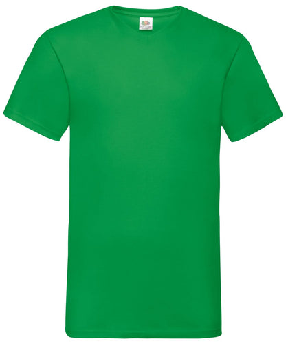 Valueweight V Neck T SS034 - Kelly Green - Customisable T-Shirt