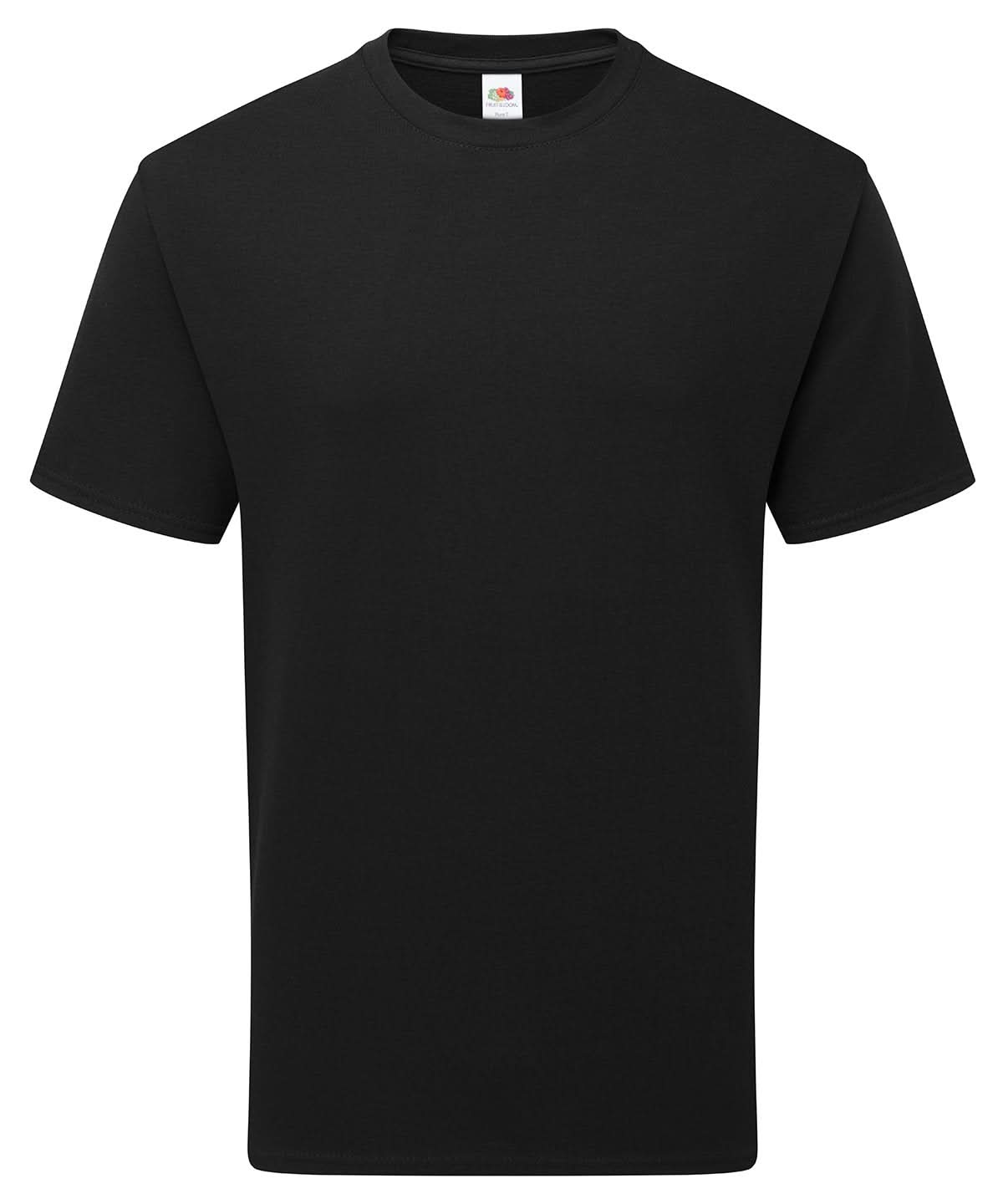 Pure Cotton T SS035 - Black - Customisable T-Shirt