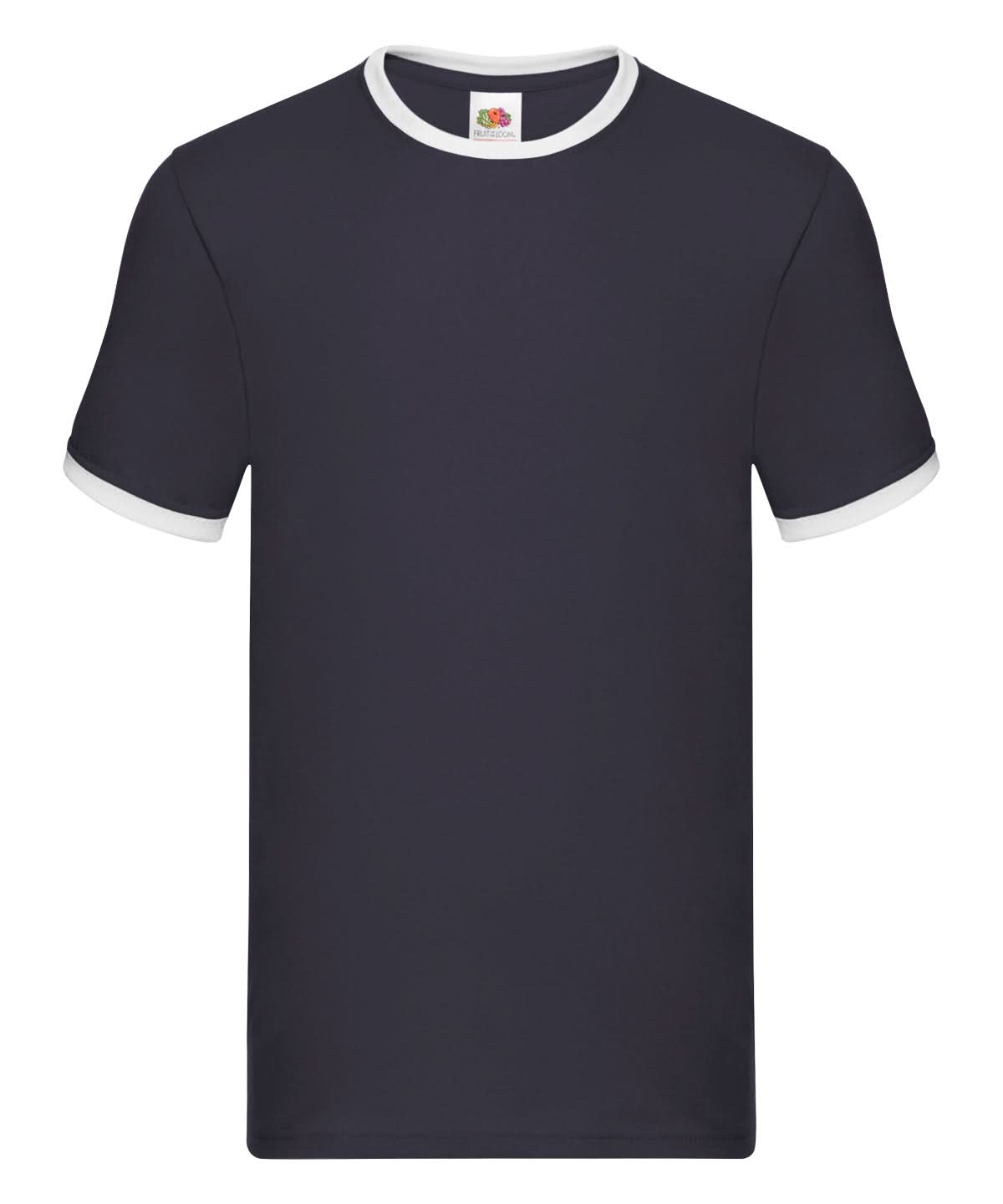 Ringer T SS168 - Navy White - Customisable T-Shirt