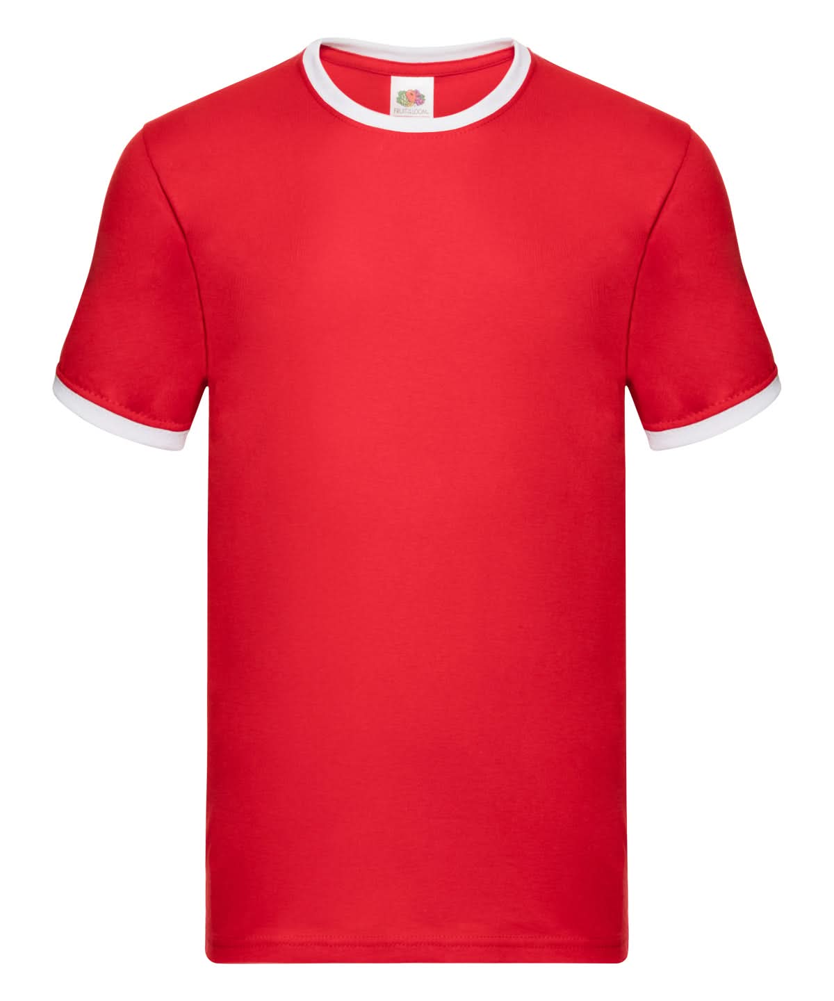 Ringer T SS168 - Red White - Customisable T-Shirt