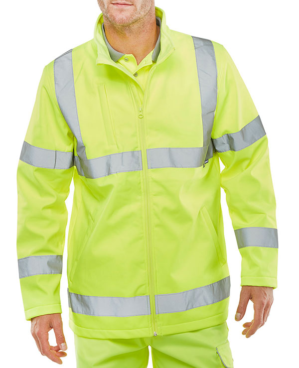 Hi Vis Soft Shell Lightweight Jacket - SS20471
