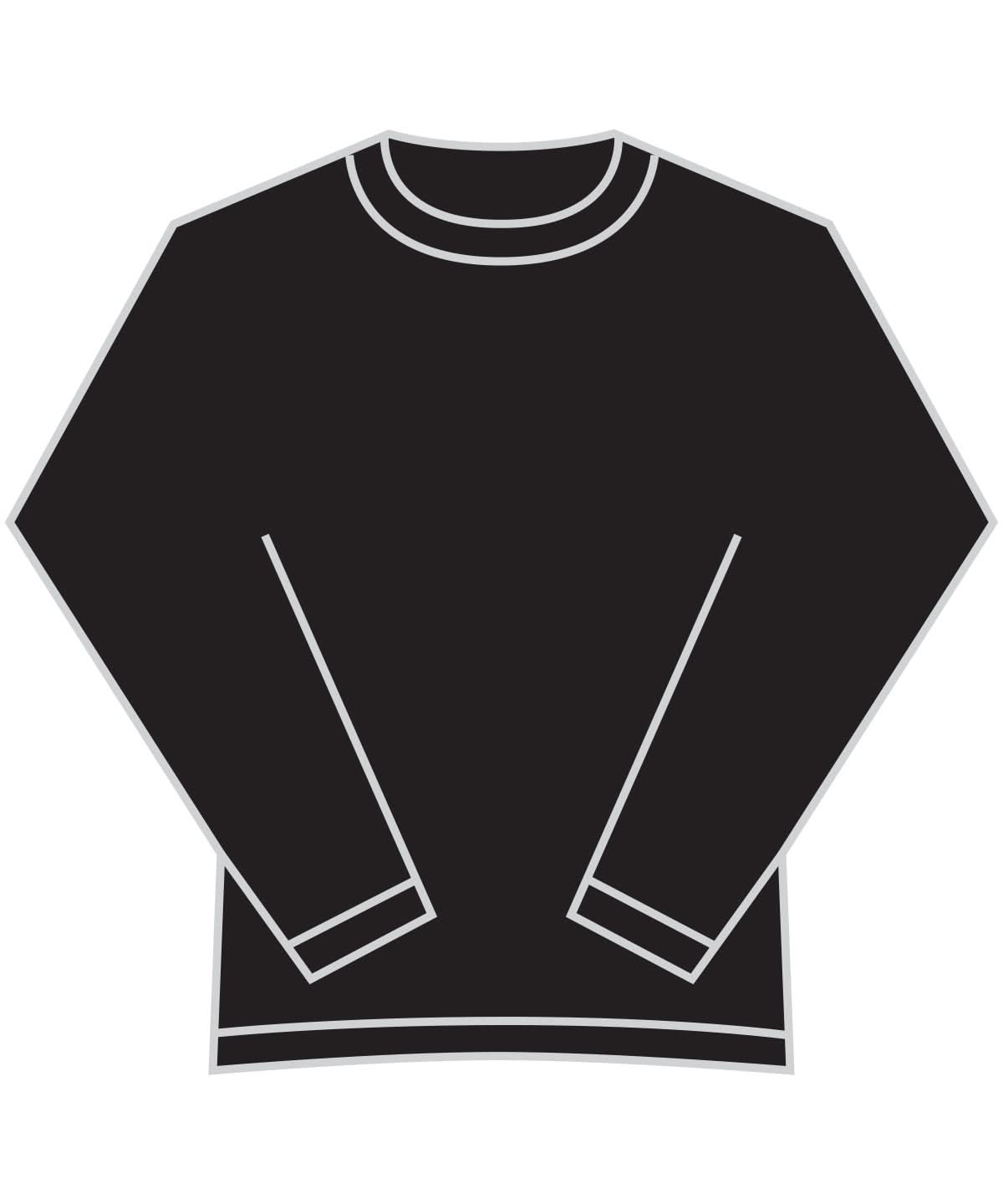 Supercotton Sweatshirt SS240 - Black - Customisable Sweatshirts