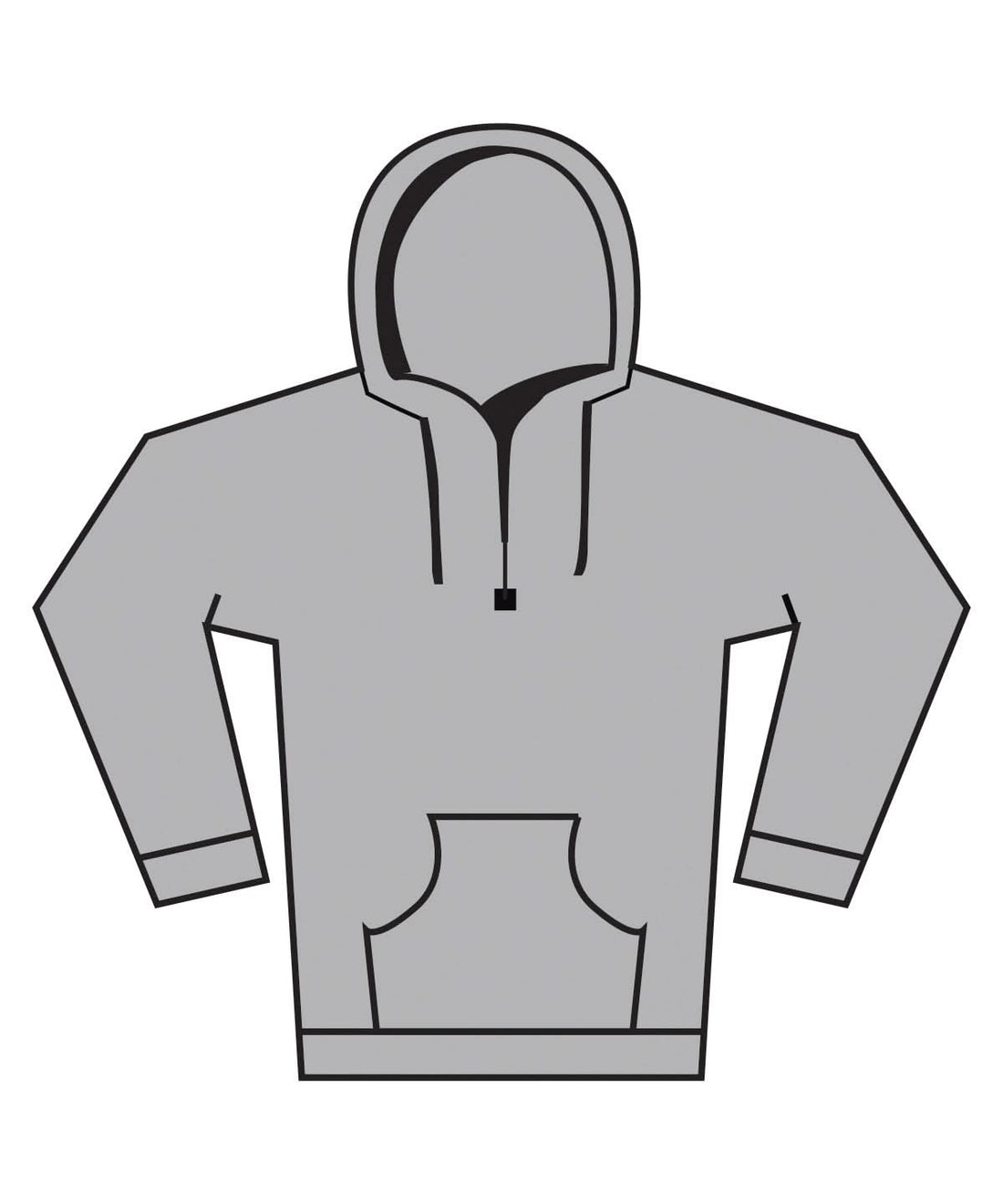 Supercotton Hooded Sweatshirt SS241 - Athletic Heather - Customisable Sweatshirts