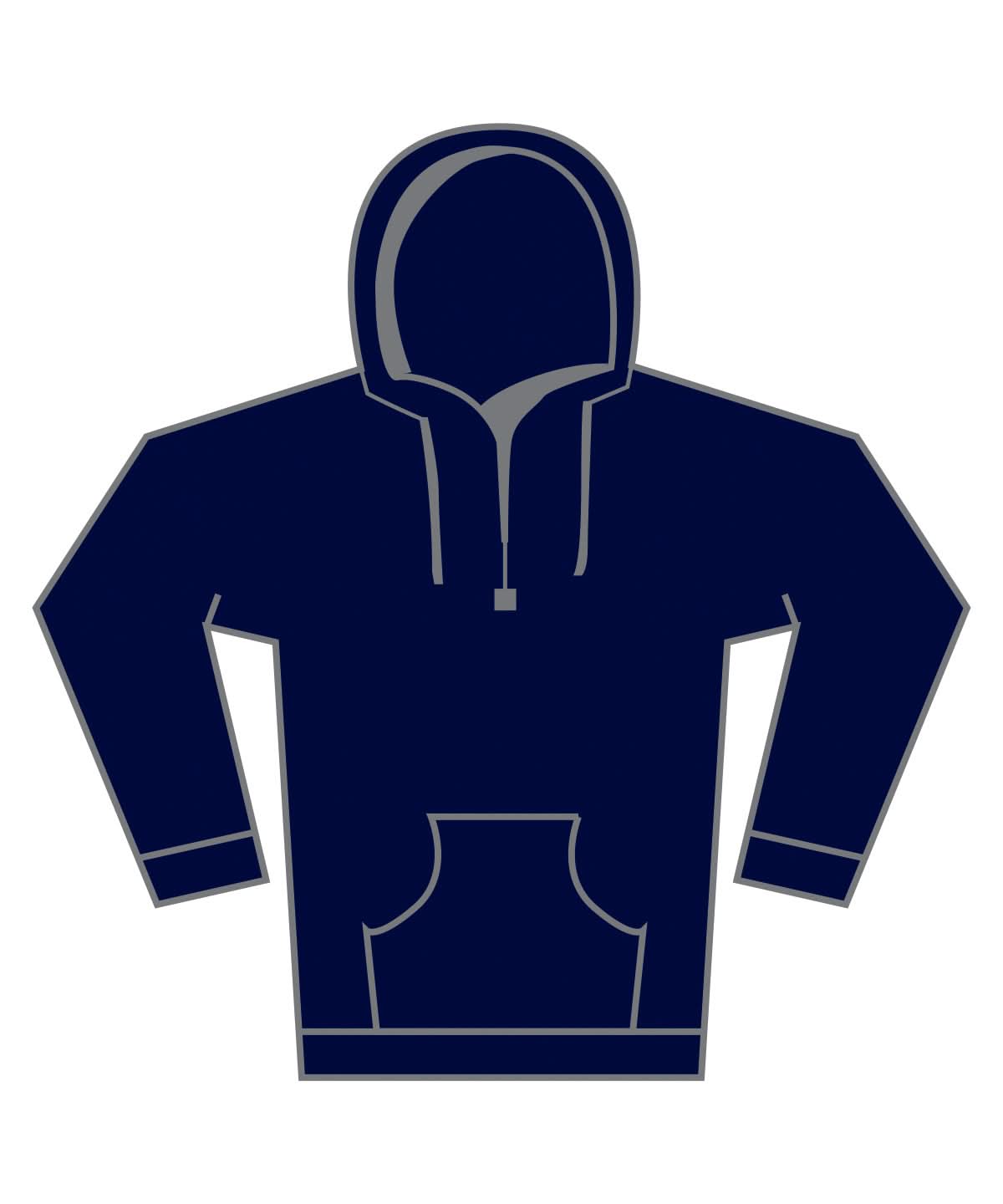 Supercotton Hooded Sweatshirt SS241 - Deep Navy - Customisable Sweatshirts