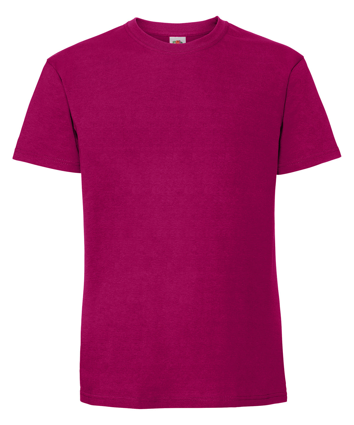 Iconic 195 ringspun premium T - SS422 - Cranberry - Customisable T-Shirts