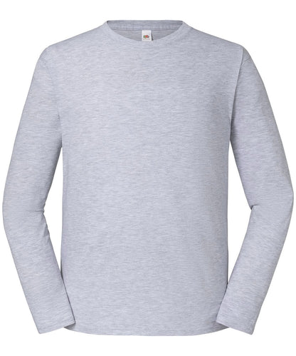 Iconic 195 Ringspun Premium Long Sleeve T SS434 - Heather Grey* - Customisable T-Shirt