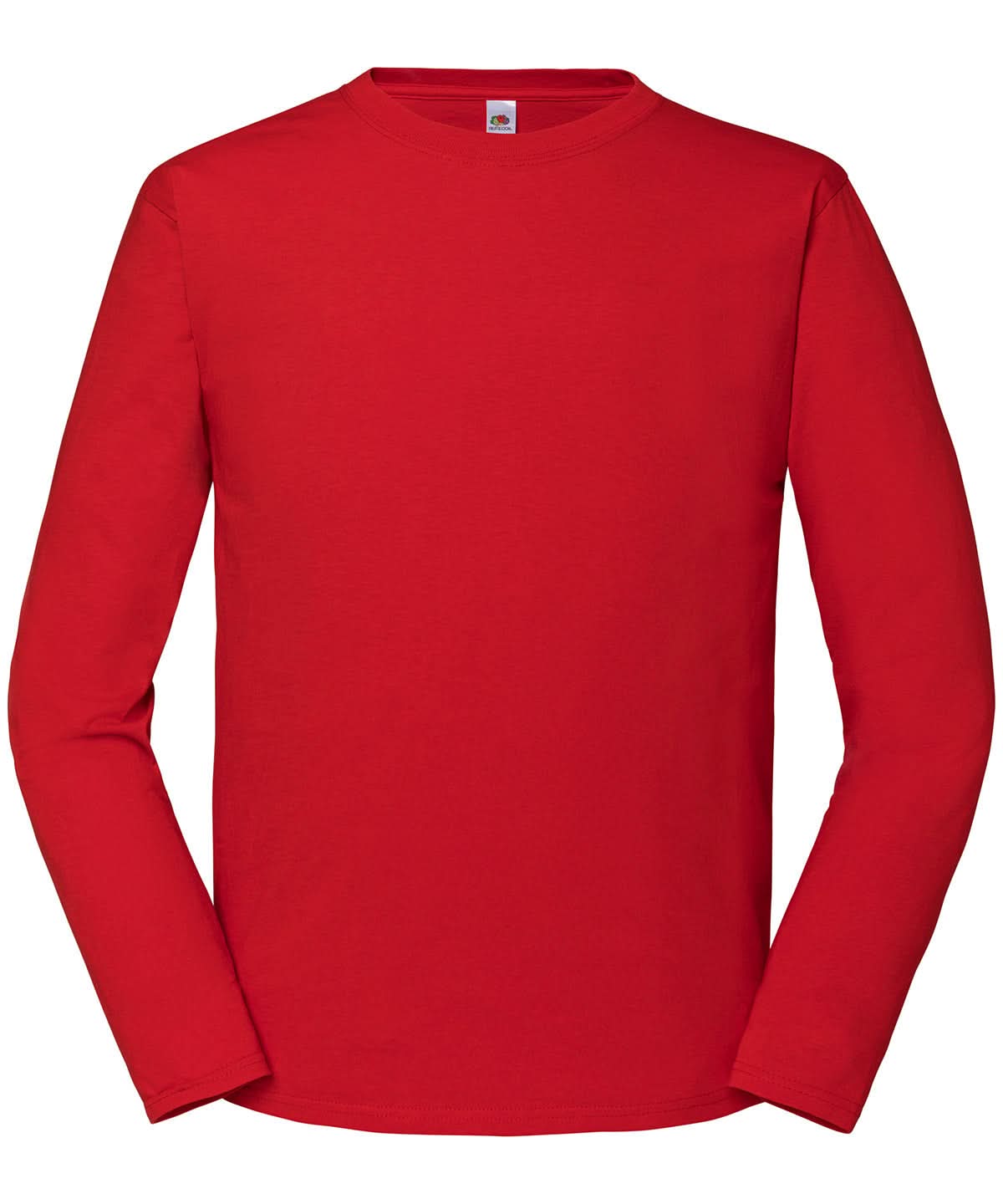 Iconic 195 Ringspun Premium Long Sleeve T SS434 - Red - Customisable T-Shirt
