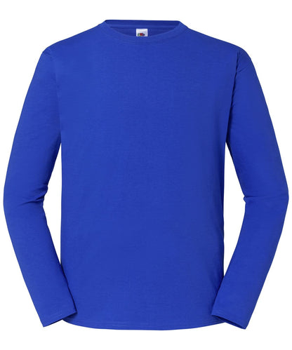 Iconic 195 Ringspun Premium Long Sleeve T SS434 - Royal Blue - Customisable T-Shirt