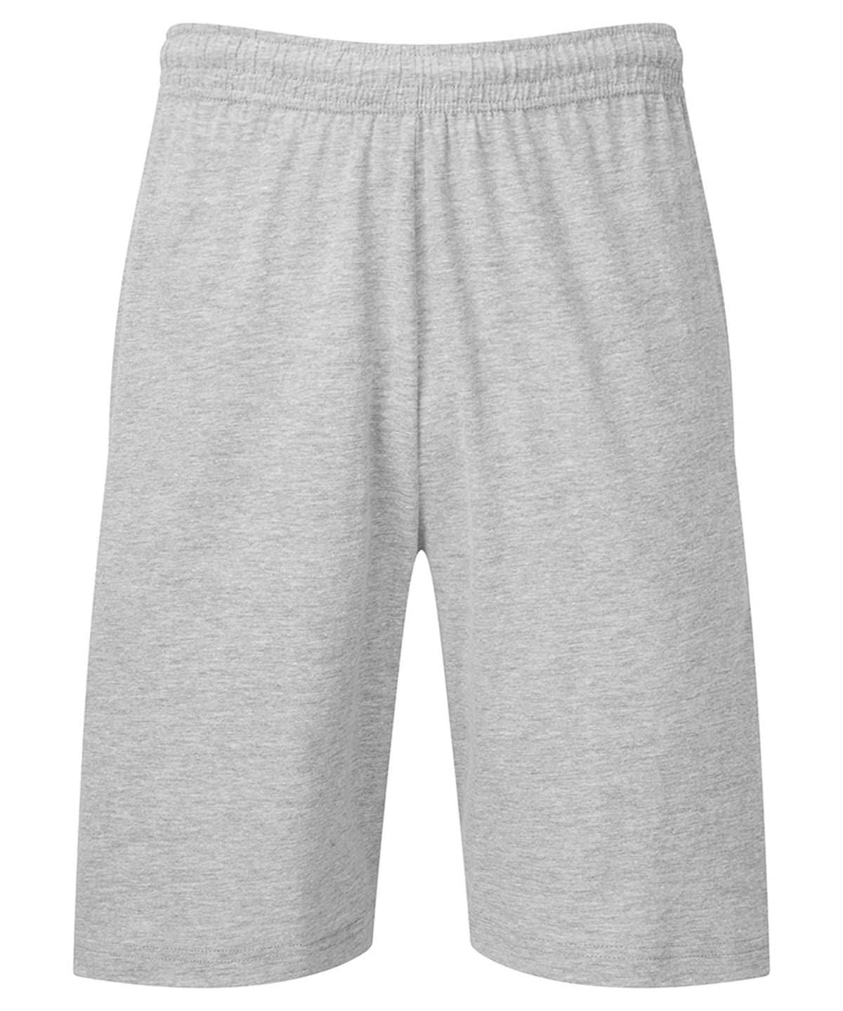 Iconic 195 Jersey Shorts SS435 - Heather Grey - Customisable Shorts