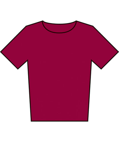Kids Iconic 195 T SS436 - Cranberry - Customisable T-Shirt