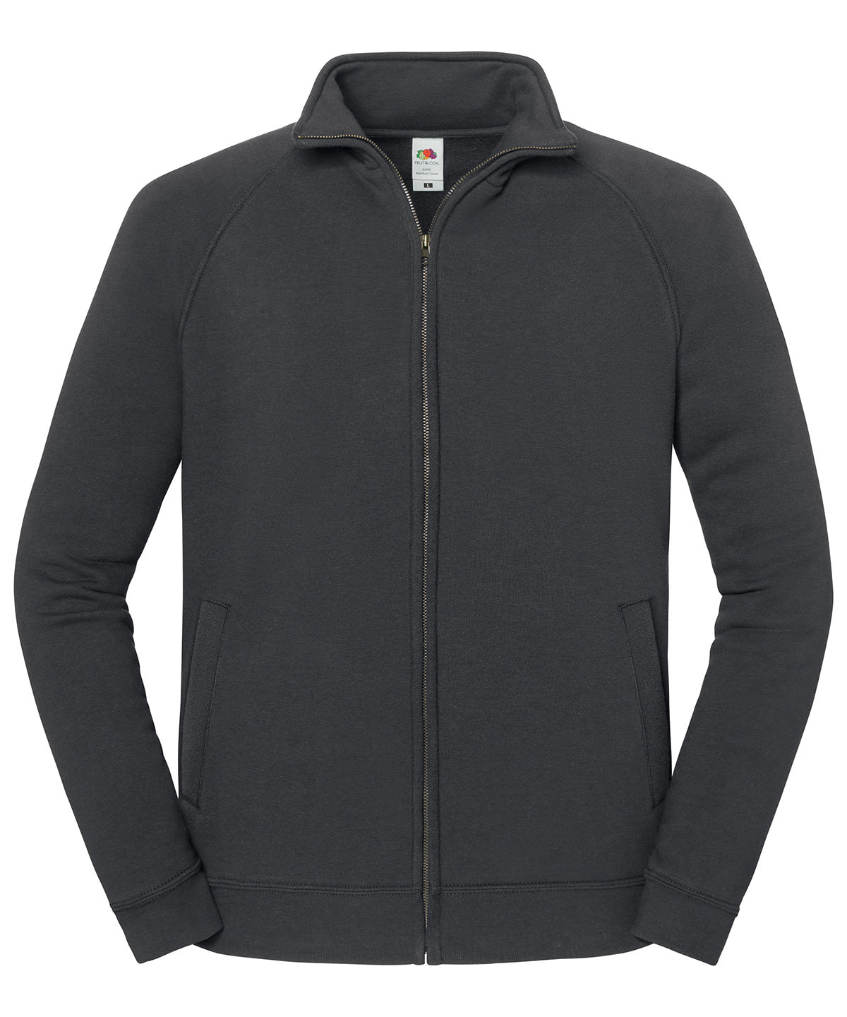 Iconic premium sweat jacket - SS445 - Light Graphite - Customisable Sweatshirts