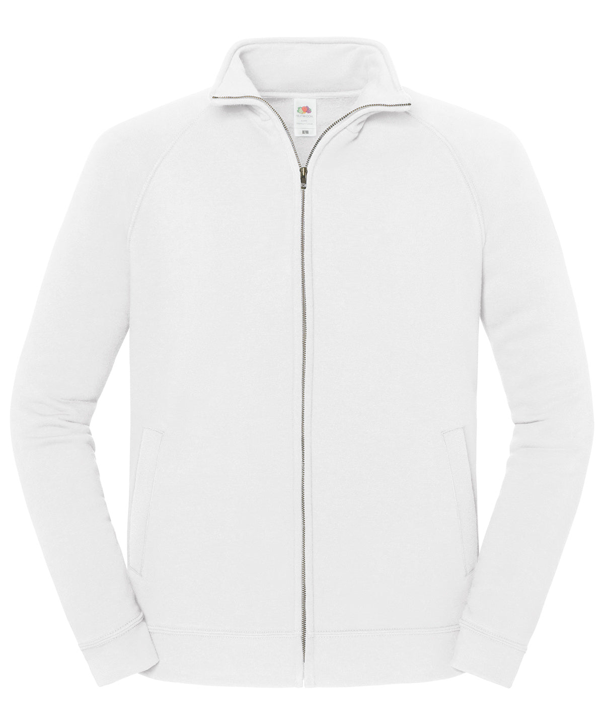 Iconic premium sweat jacket - SS445 - White - Customisable Sweatshirts