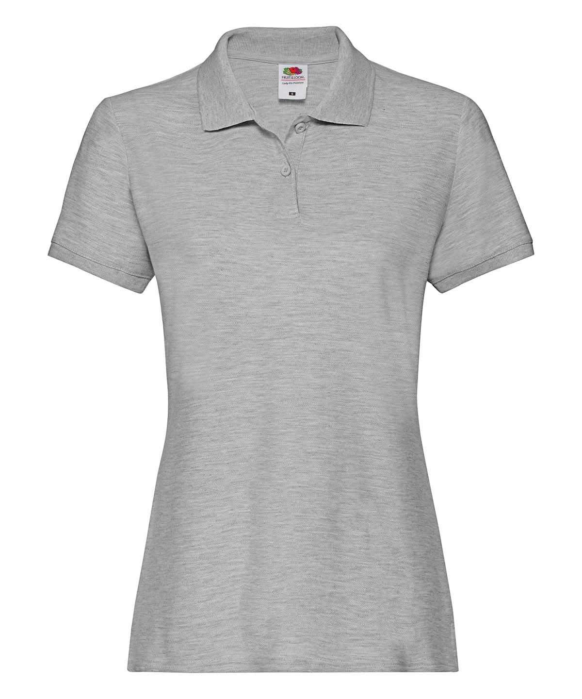Ladies Premium Polo Shirt SS505 - Athletic Heather - Customisable Polos