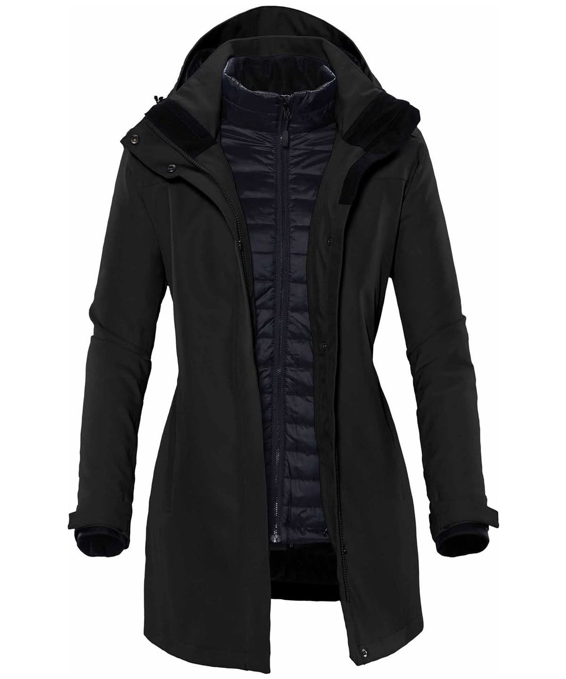 Stormtech WomenS Avalante System Jacket ST193 - Black - Customisable Jacket