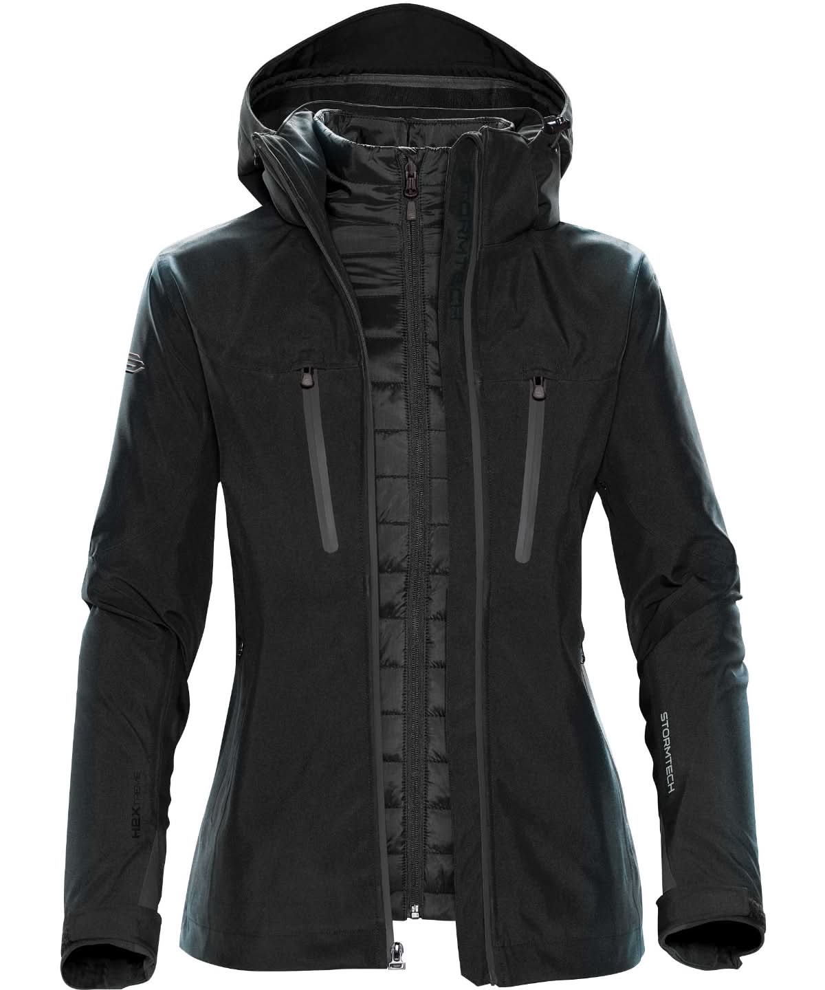 Stormtech WomenS Matrix System Jacket ST194 - Black Carbon - Customisable Jacket
