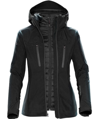 Stormtech WomenS Matrix System Jacket ST194 - Black Carbon - Customisable Jacket