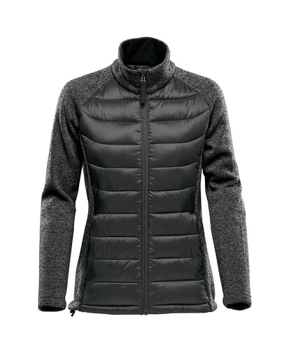 Stormtech Womens Narvik Hybrid Jacket ST199 - Black Dolphin Heather - Customisable Jacket