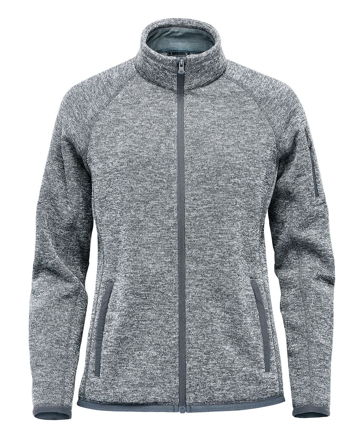 Stormtech Womens Avalante Full Zip Fleece Jacket ST205 - Granite Heather - Customisable Jacket