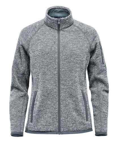 Stormtech Womens Avalante Full Zip Fleece Jacket ST205 - Granite Heather - Customisable Jacket