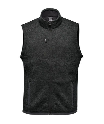 Stormtech Avalante Fleece Vest ST206 - Black Heather - Customisable Bodywarmers