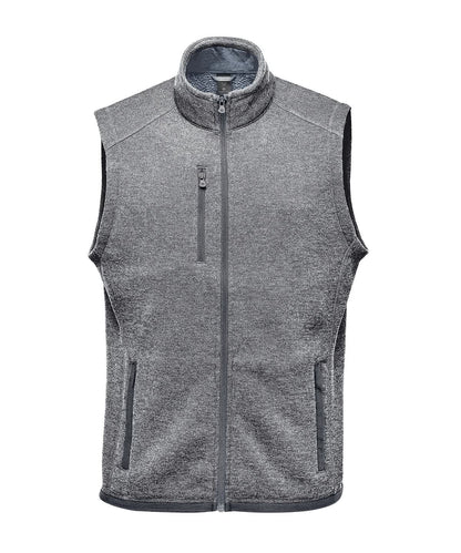 Stormtech Avalante Fleece Vest ST206 - Granite Heather - Customisable Bodywarmers